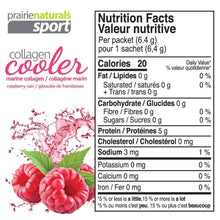 Load image into Gallery viewer, PRAIRIE NATURLAS Sport Collagen Cooler (raspberry rain 15 x 6.4g)