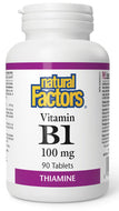 NATURAL FACTORS Vitamin B1 (100 mg - 90 tabs)