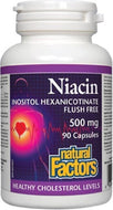 NATURAL FACTORS Niacin No Flush (500mg - 90 caps)