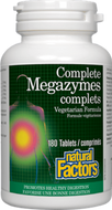 Natural Factors Complete Megazymes (180 tabs)
