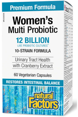 NATURAL FACTOR Women’s Multi Probiotic (12 Billion - 60 vcaps)
