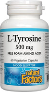 NATURAL FACTORS  L-Tyrosine (500 Mg - 60 veg caps)