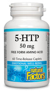 NATURAL FACTORS 5HTP (50 mg - 60 caplets)