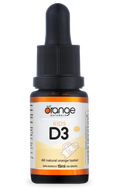 ORANGE NATURALS Kids D3 Drops (400 IU - Orange - 15 ml)
