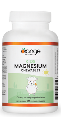 ORANGE NATURALS Kids Magnesium (50 mg - Tangerine - 120 tablets)