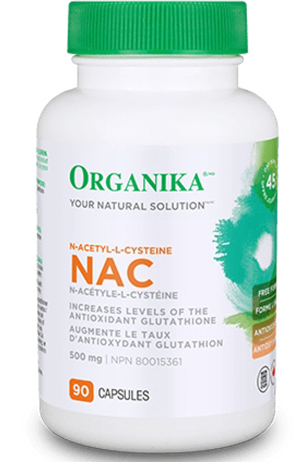 ORGANIKA NAC (N-Acetyl-L-Cysteine - 500 mg - 90 caps)