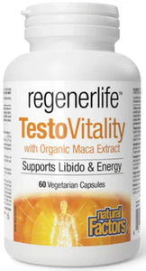 NATURAL FACTORS regenerlife TestoVitality (60 vcaps)