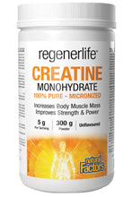 Load image into Gallery viewer, REGENERLIFE Creatine Monohydrate (Unflavoured - 300 gr)