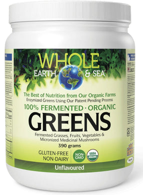 WHOLE EARTH & SEA Fermented Organic Greens (Unflavoured - 390 g)