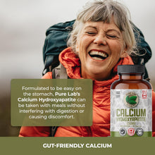 Load image into Gallery viewer, PURE LAB VITAMINS Calcium Hydroxyapatite (250 mg - 120 veg caps)