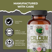 Load image into Gallery viewer, PURE LAB VITAMINS Calcium Hydroxyapatite (250 mg - 120 veg caps)