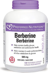 PREFERRED NUTRITION Berberine (500 mg - 120 caps)