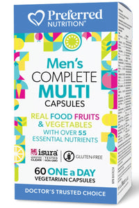 PREFERRED NUTRITION Men’s Complete Multi (60 veg caps)