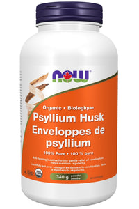 NOW Organic Psyllium Husk Powder (340 Grams)