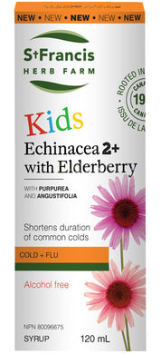 ST FRANCIS HERB FARM Echinacea 2+ Kids with Elderberry (120 ml)
