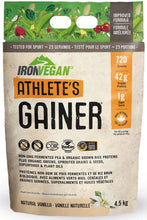 Load image into Gallery viewer, IRON VEGAN Athletes Blend Gainer  (Vanilla - 4.5 kg)