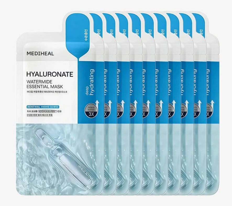 MEDIHEAL Hyaluronate Watermide Essential Mask (10 Count)
