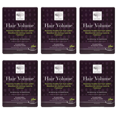 NEW NORDIC Hair Volume  (30 coated tabs) 6-Pack