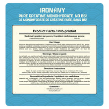 Load image into Gallery viewer, IRON &amp; IVY Creatine Monohydrate Gummies