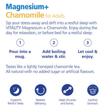 Load image into Gallery viewer, VITALITY Magnesium + Chamomile Powder - Adults
