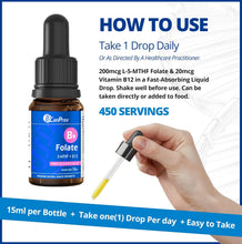 Load image into Gallery viewer, CANPREV B9 Folate 200mcg Drops – Blueberry