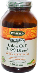 FLORA Udos Oil 369 Blend (180 caps)