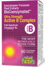 Load image into Gallery viewer, NATURAL FACTORS BioCoenzymated Active B Complex Ultra Strength (60 vcaps)
