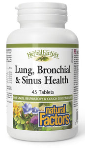 HERBAL FACTORS Lung, Bronchial & Sinus Health (45 tabs)