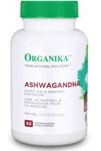 Load image into Gallery viewer, ORGANIKA Ashwagandha (500 mg 60 vcaps)