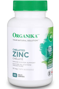 ORGANIKA Chelated Zinc (50 mg - 45 tabs)