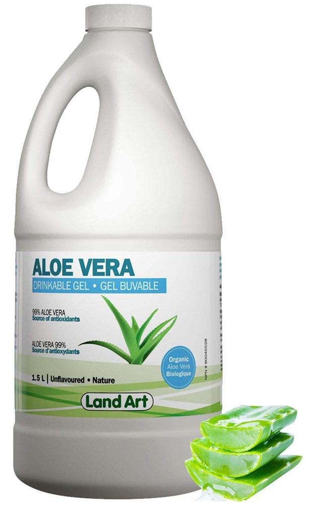 LAND ART Aloe Vera Gel Unflavored (1500 ml)