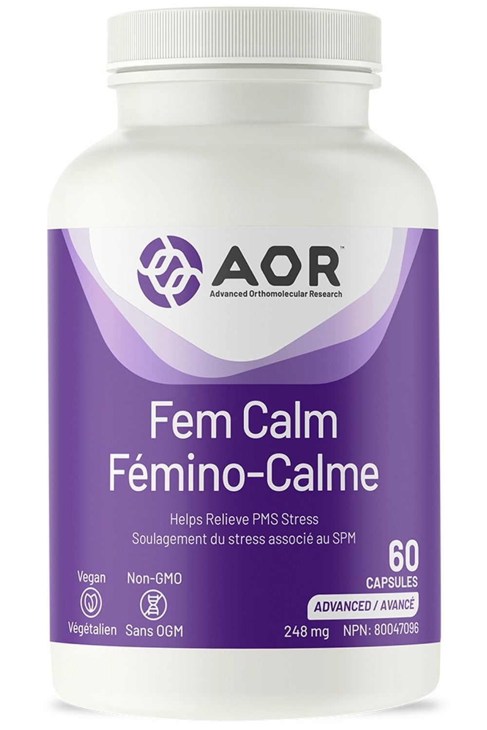 AOR Fem Calm (60 v-Caps)