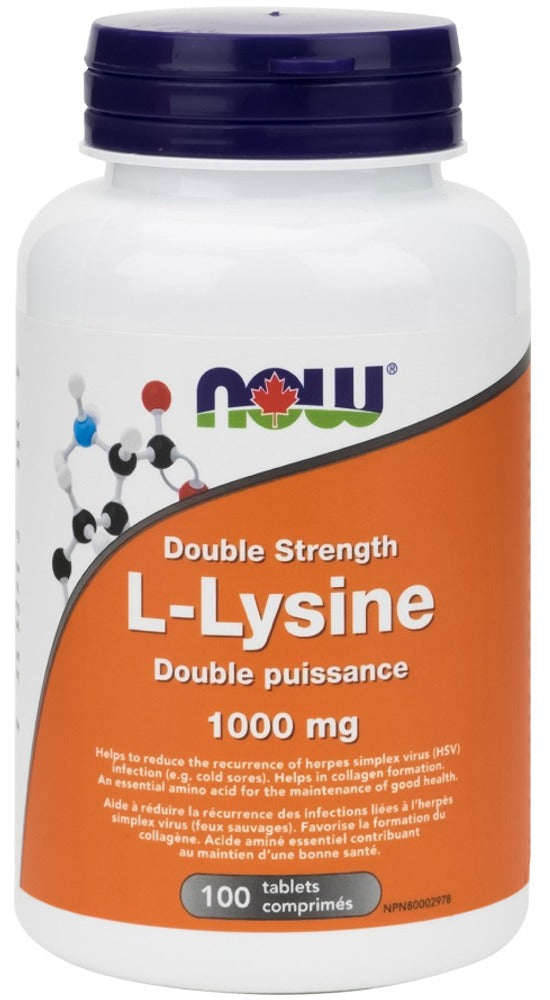 NOW L-Lysine ( 500mg - 100 tabs)