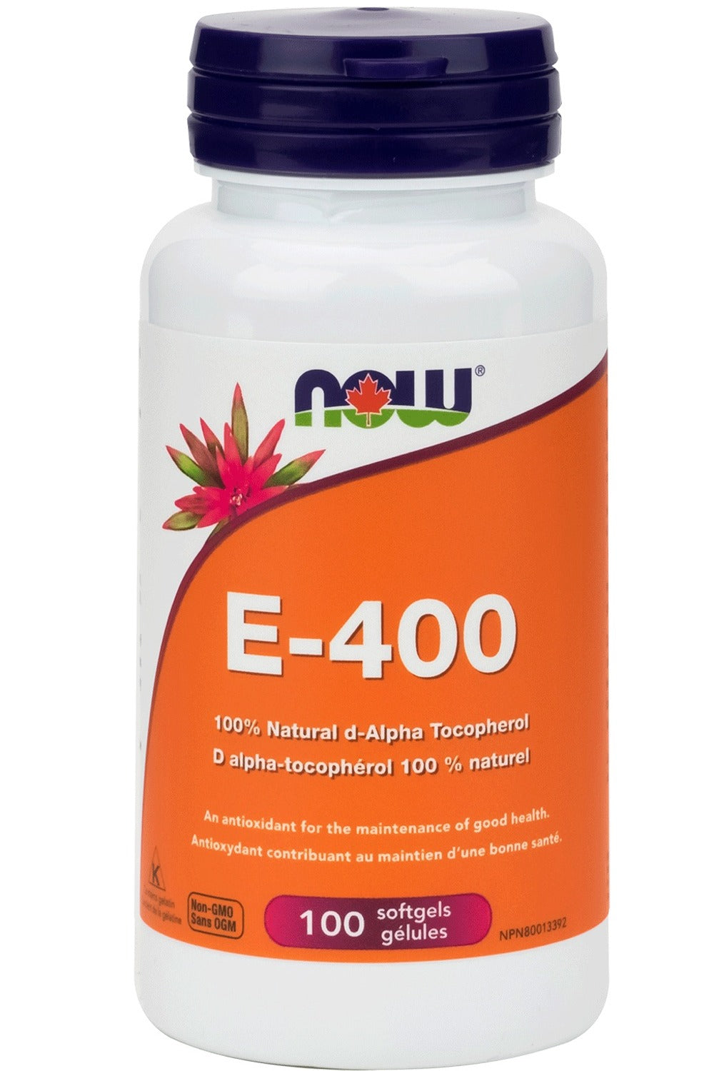 NOW E-400 (100% Natural d-Alpha Tocopheryl - 100 sgels)