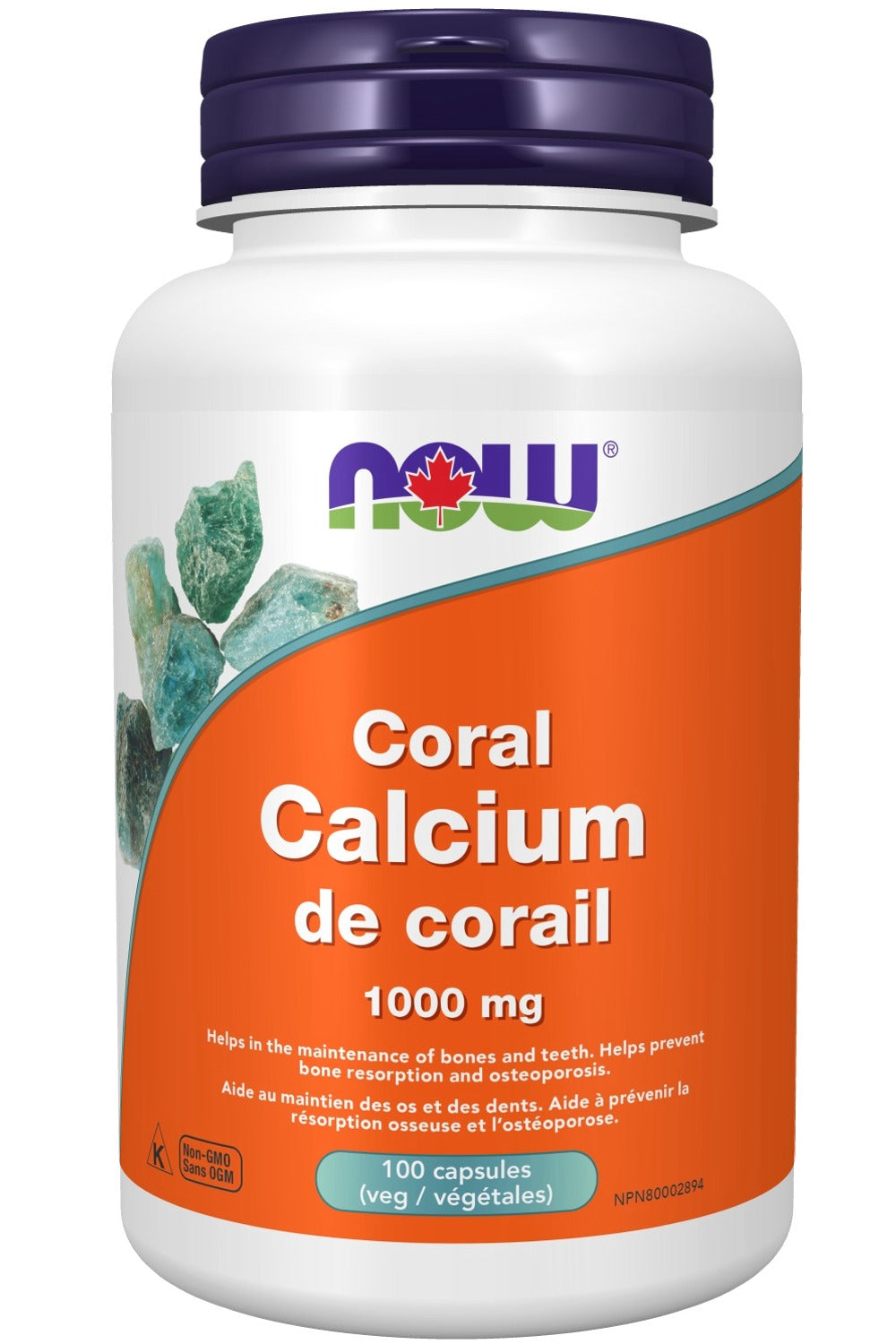 NOW Coral Calcium (1000 mg - 100 vcaps)