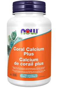 NOW Coral Calcium Plus (100 Capsules)