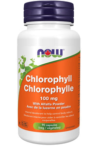 NOW Chlorophyll with Alfalfa (100 mg - 90 vcaps)
