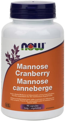 NOW Mannose Cranberry (90 veg caps)