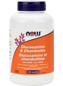NOW Glucosamine & Chondroitin (Plus MSM - 180 caps)