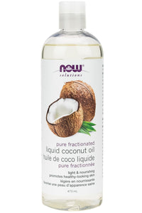 NOW Fractionated Liquid Coconut Oil (473 ml)