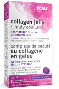 NOW Collagen Jellies Beauty Complex Sweet Plum (10 Sticks)