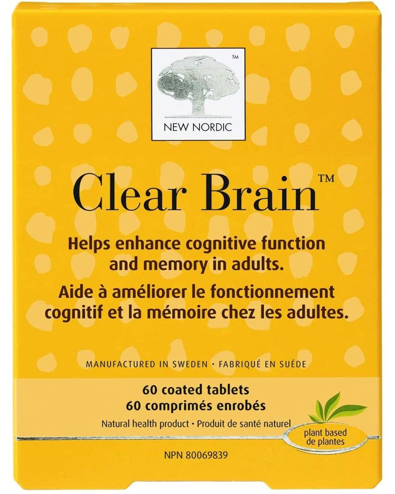 NEW NORDIC Clear Brain (60 tabs)