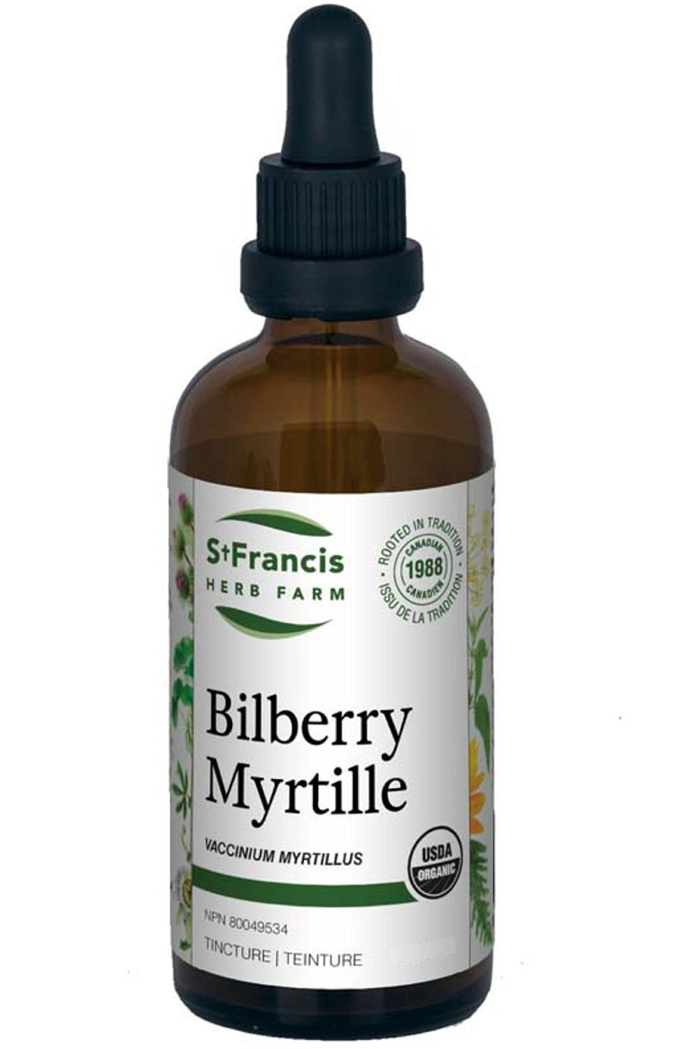ST FRANCIS HERB FARM Bilberry Leaf & Berry (250 ml)