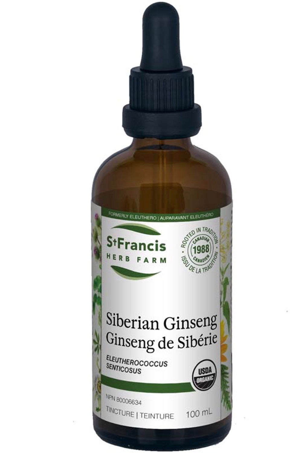 ST FRANCIS HERB FARM Siberian Ginseng (Eleuthero - 100 ml)
