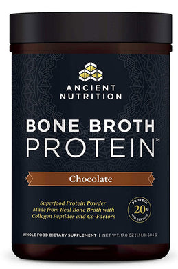 ANCIENT NUTRITION Bone Broth Collagen Protein (Chocolate - 357 gr)