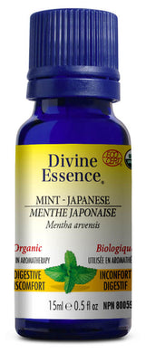 DIVINE ESSENCE Mint - Arvensis (Cornmint)  (Org - 15 ml)