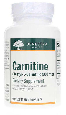 GENESTRA Carnitine (Acetyl L-Carnitine) (500 mg - 90 veg caps)