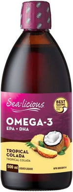 SEA-LICIOUS Omega 3 EPA + DHA (Tropical Colada - 500 ml )