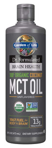 DR FORMULATED Organic Coconut MCT Oil (473 ml)